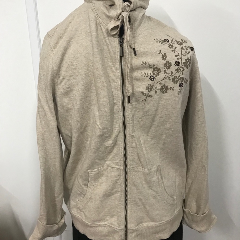 Bass flower zip up